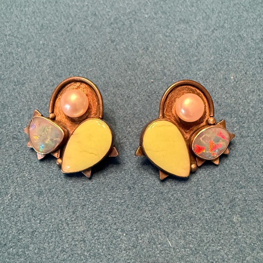 Unique sterling silver earrings